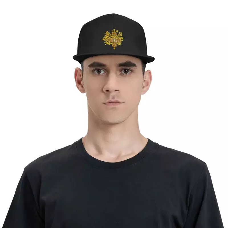 Personalized Emblem Of France Baseball Cap Men Women Flat Snapback Hip Hop Hat Outdoor