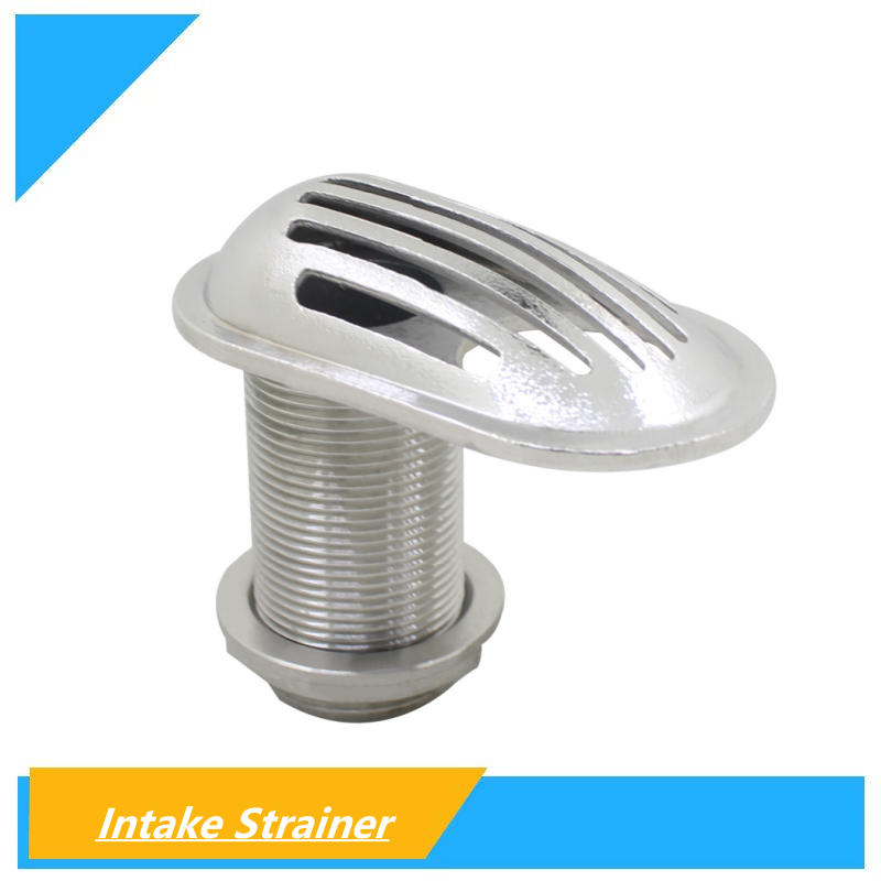 Boat Intake Strainer Water Filter Filtering Tool 316 Stainless Steel Yacht Accessories Practical Handy Installation Thru-Hull