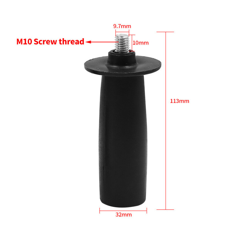 Outils électriques Meuleuse d'angle Poignée M8-134mm Poignée En Plastique 8mm/10mm Noir Confortable Grip questionTo Installer