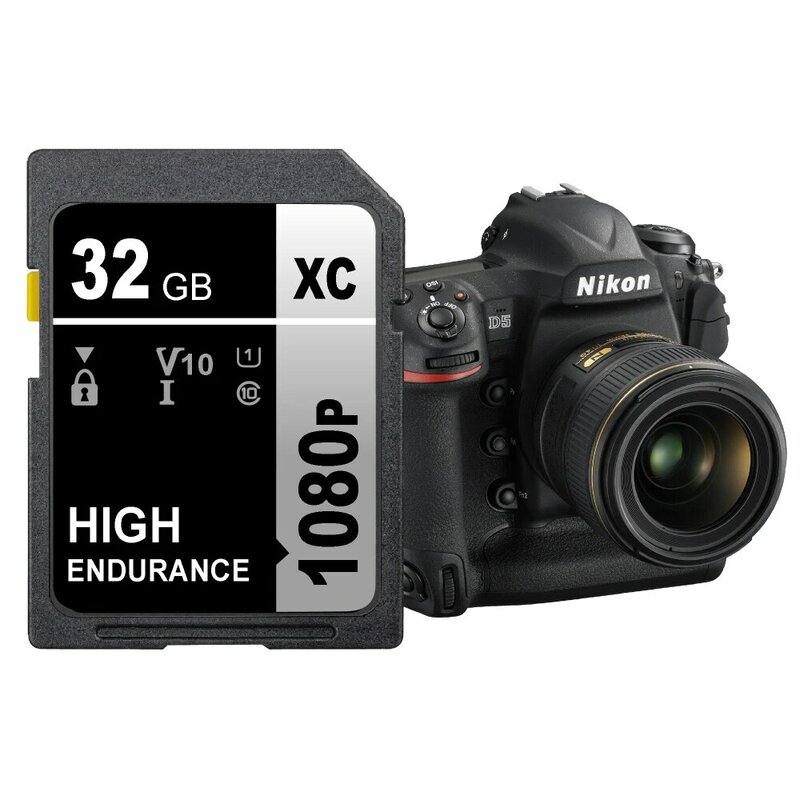 100% PRO Plus karta SD 64GB karta pamięci 32GB nowa błyszcząca karta 128GB 256gb klasa 10 U3 dla 1080p 3D 4K kamera wideo SD