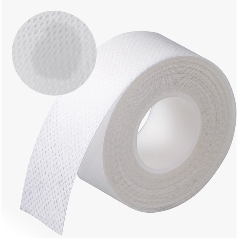 3m/5m/8m Hat Shirt Collar Anti-dirty Grime Protector Fixing Sticker Self-adhesive Disposable Tape Rolled Sweat-absorbent Tape