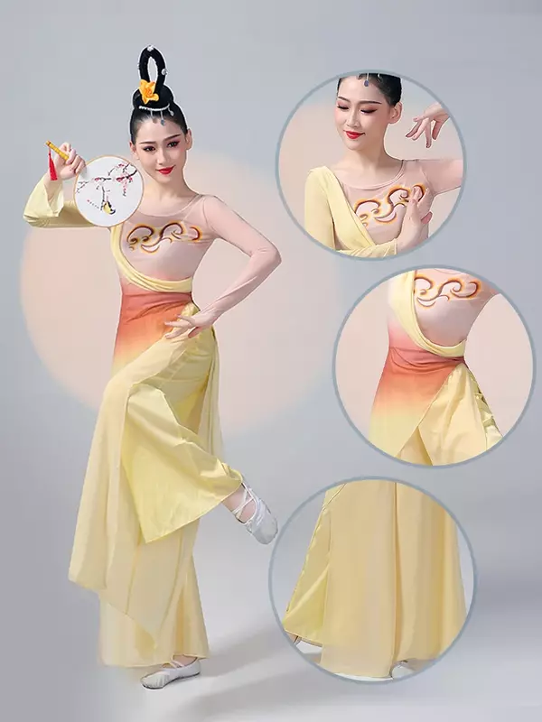 Костюм для выступлений в стиле Хань и шуин, костюм для классических танцев, костюм для выступлений, экспериментная драма для взрослых