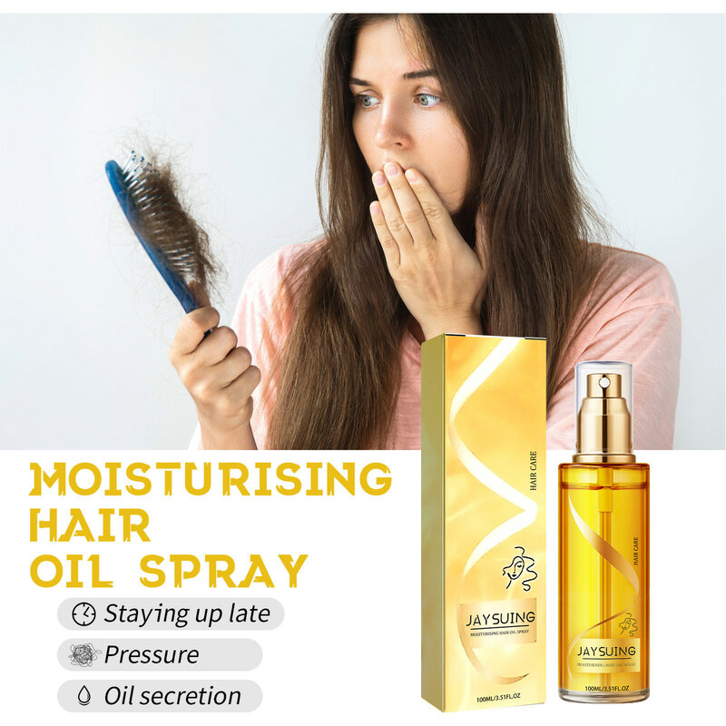 Hair Care Essential Oil Repair Dry Damaged Anti Frizzy Moisturizing Strengthening Nourishing Conditioner Hair Smoothing Spray