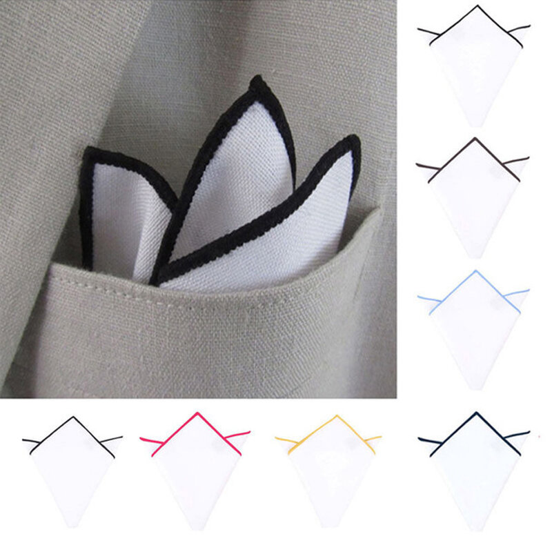 Luxe Mode Mannen Pocket Plein Zakdoek Wedding Bedrijvengids Party Borst Eenvoudige Handdoek Plein Hanky Pak Accessoires Voor Mannelijke