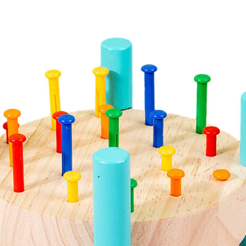 Pounding Bench Color Recognition Fine Motor Skill Learning Activities Early Educational Toy for Preschool Kids Boys Girls