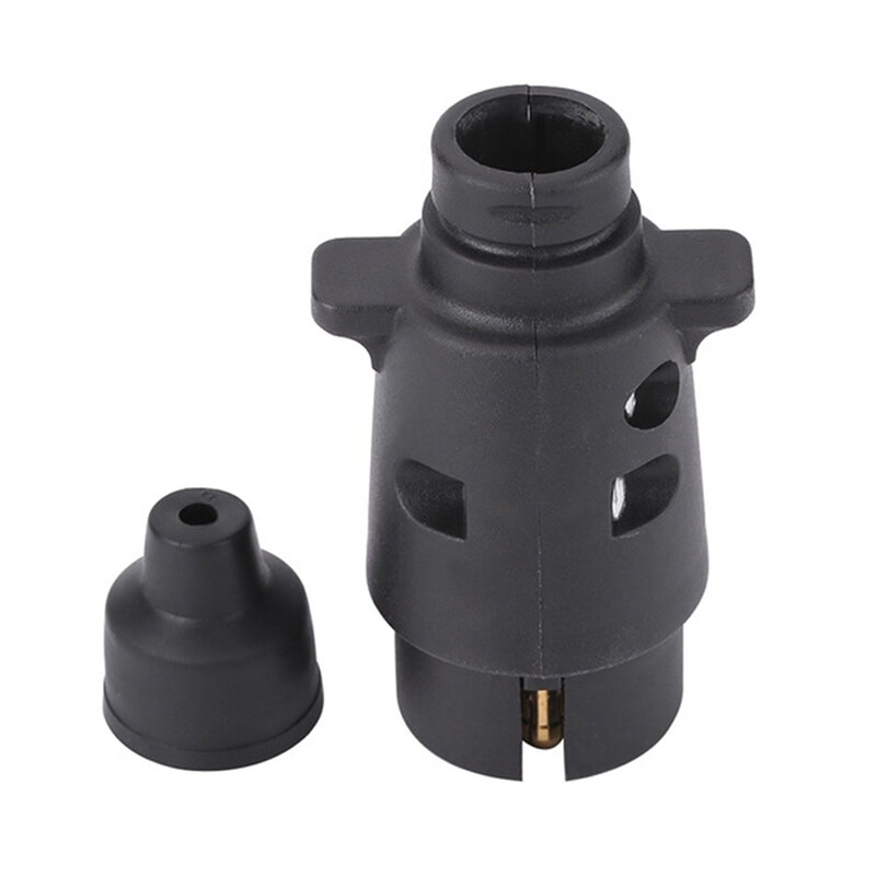 Hot sale Plastic 7 Pin Socket Plugs For Trailers RVs 12V 7 Way Round Standard European Car Plug Connector