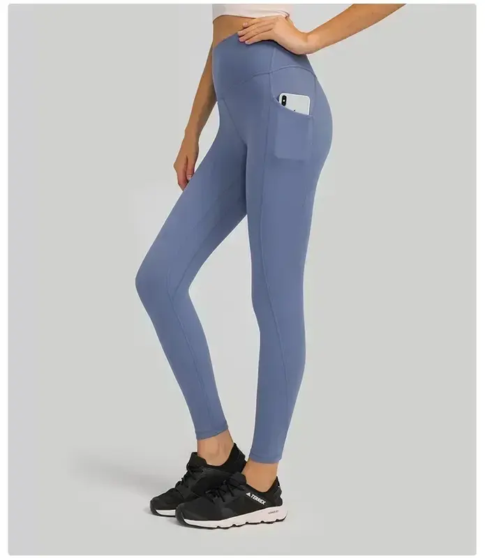 Lemon-Pantalones deportivos de secado rápido para mujer, mallas suaves para Yoga, entrenamiento, gimnasio, Fitness, transpirables, sin costuras