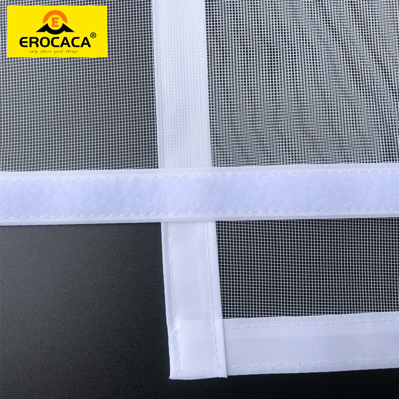 EROCACA 창문용 흰색 모기장, 모기 방지 창문 스크린, 메쉬 곤충 방지 에어 얇은 명주 그물, 보이지 않는 유리 섬유 모기