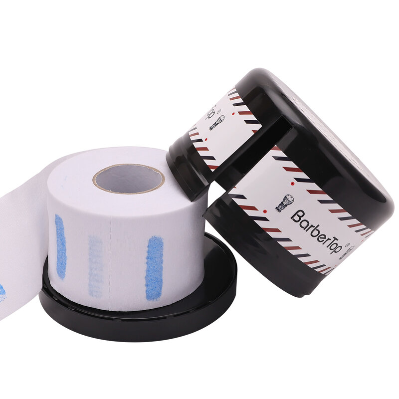 Professional Hair Neck Strip Paper Case Barber Neck Paper Roll Holder Disposable Tissue Collar Tape Box Hairdressing Accessories