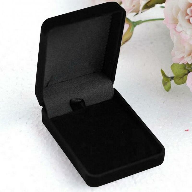 Hot Sales! Fluwelen Ketting Sieraden Container Gift Display Box Ring Armband Storage Case