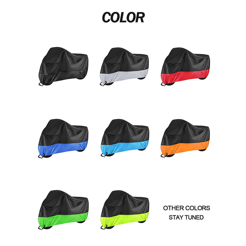 Waterproof Motorcycle Accessories Cover Funda Moto Outdoor Rain For Scooter Bicycle Uv Dustproof Protective Cover 8 Colors M-4XL