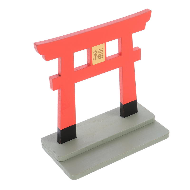 Miniatura Vermelho Japonês Torii Portão Altar Prateleira, Jardim Zen, Decoração Tanque De Peixes
