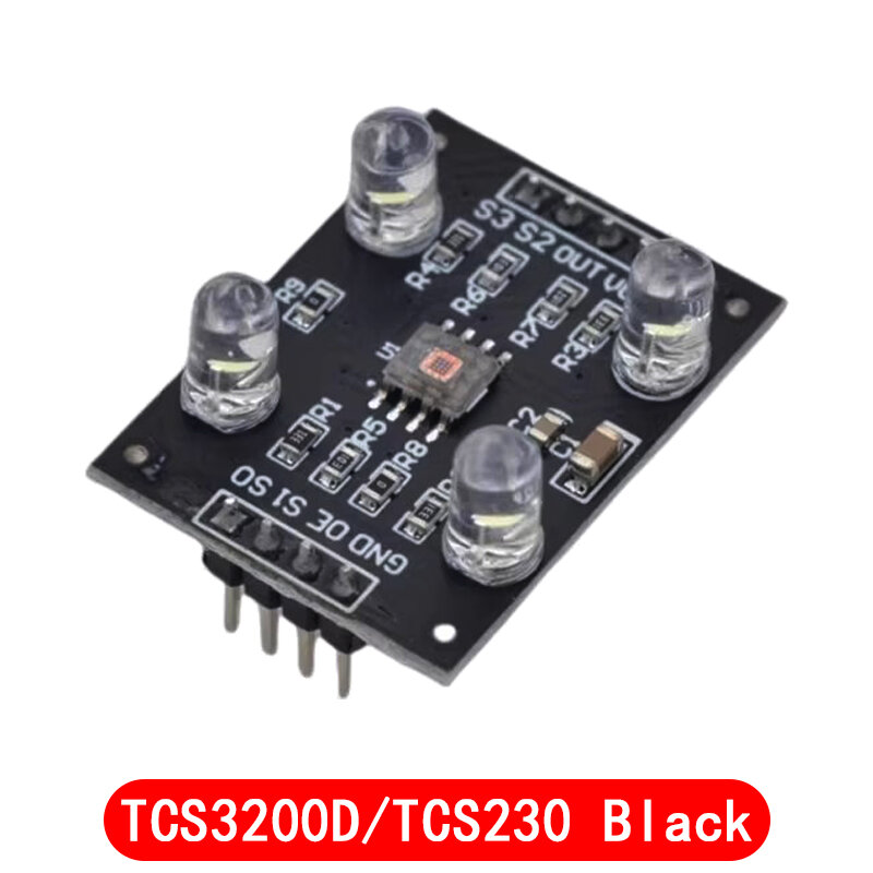 Sensor de reconhecimento de cor tcs230 tcs3200 módulo de reconhecimento de cor para arduino diy módulo dc 3-5 v entrada