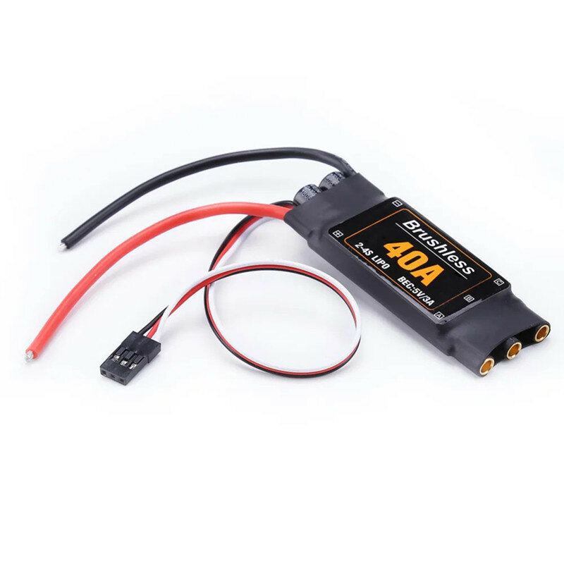 Upgrade Mitoot Brushless 40a Speed Esc Controller 2-4S Met 5V 3a Ubec Voor Rc Fpv Quadcopter Rc Vliegtuig Helikopter