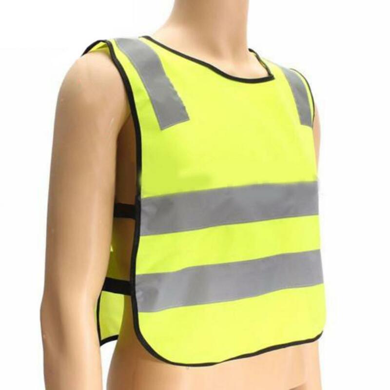 Детский защитный жилет, светоотражающая куртка с высокой видимостью, для езды на велосипеде и бега, рабочая одежда