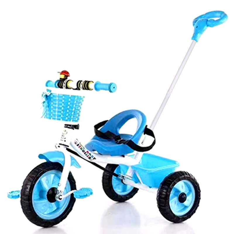 Детский трехколесный велосипед для прогулок, детский велосипед для детей 2-5 лет светильник ручная педаль для детей