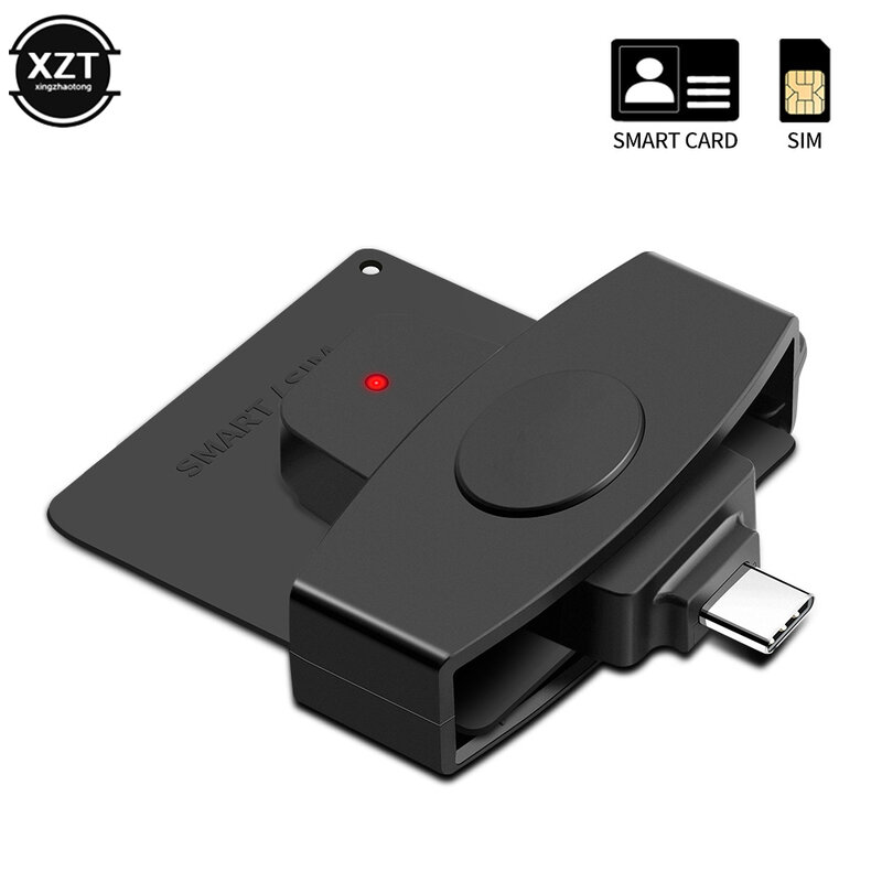 USB نوع C قارئ بطاقات الذكية سيم cl13a نوع C محول ل الدين dni المواطن ID البنك EMV بطاقة SD الخارجية ل ماك/أندرويد OS جديد