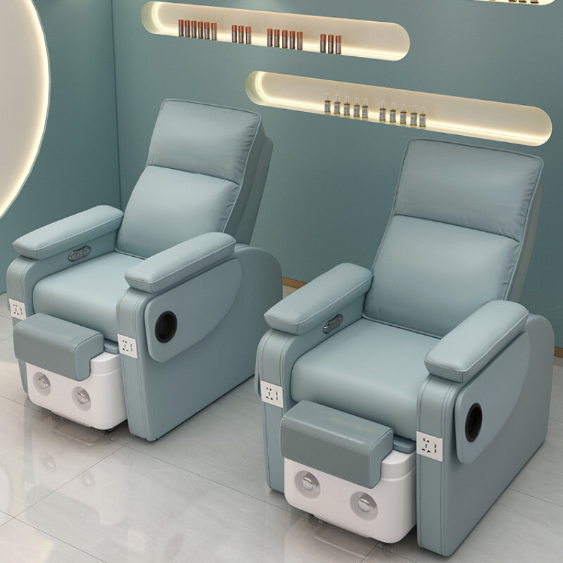 Do twarzy nowoczesny fotele do Pedicure bez kanalizacji kosmetyczny Pedicure stolec pomocniczy Sillas Pedicure wyposażenie salonu meble CM50XZ
