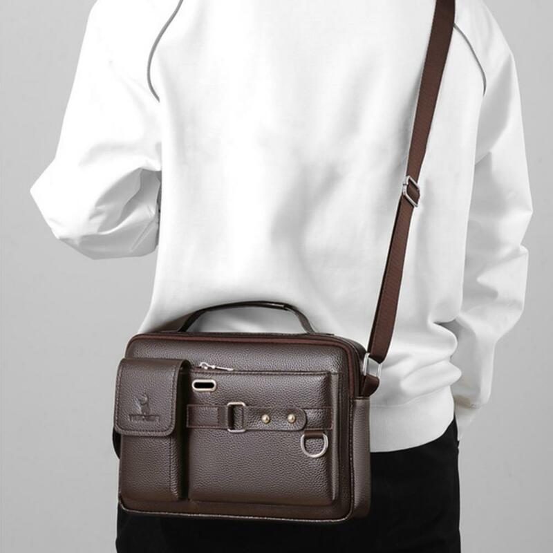 Bolso de negocios con múltiples bolsillos para exteriores, bolsa cómoda y portátil antirrobo