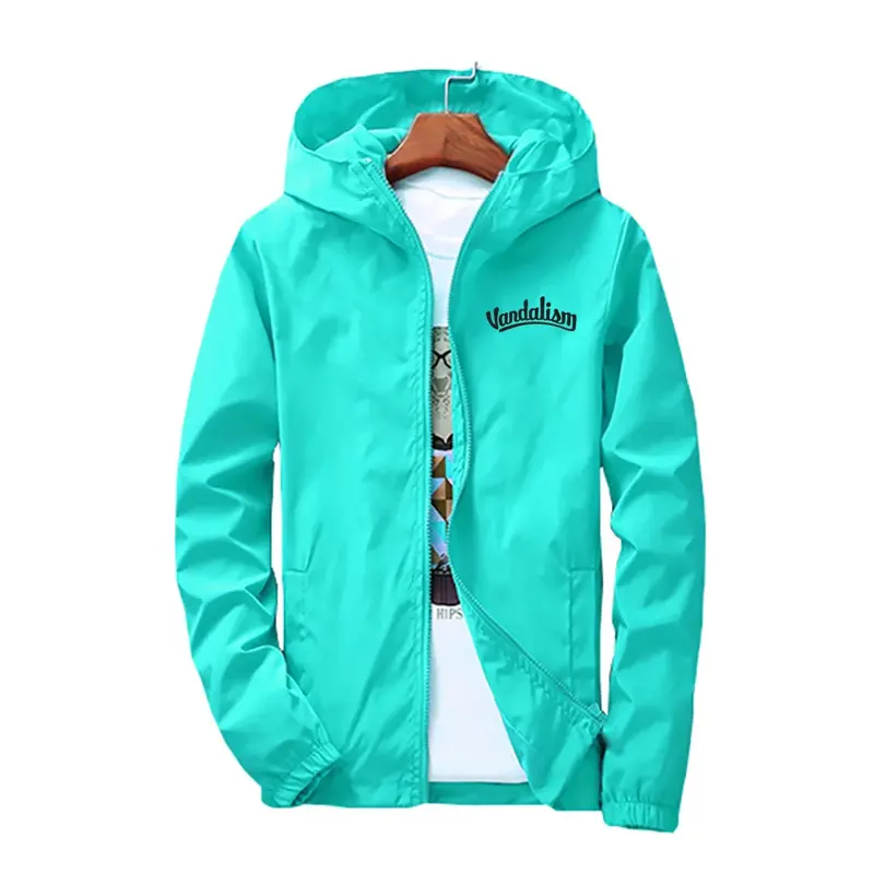 남성용 후드 트렌치 스포츠 지퍼 재킷, 야외 여행 재킷, 개성 있는 스타일, 2024 용수철 및 가을 패션, 신상