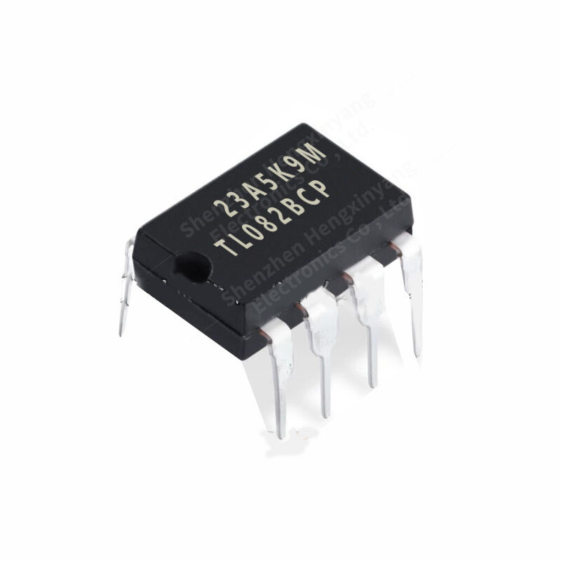 10 buah TL082BCP amplifier operasional input in line paket DIP8 dual channel