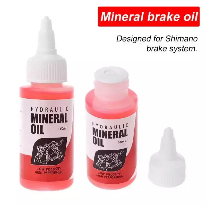 Sistema de Aceite Mineral para frenos de bicicleta, Aceite líquido para bicicleta de montaña, accesorios para Shimano, 60ml