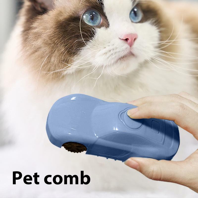 Cepillo de vapor de autolimpieza para gatos, 3 en 1, cepillo de aseo para gatos con cepillos de vapor para perros, eliminación de enredos y pelo suelto