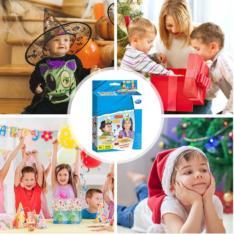 Quick Question Toy Interactive Guessing Game For Multi Players Challenging Party Cards With Bright Colors For Banquet Class