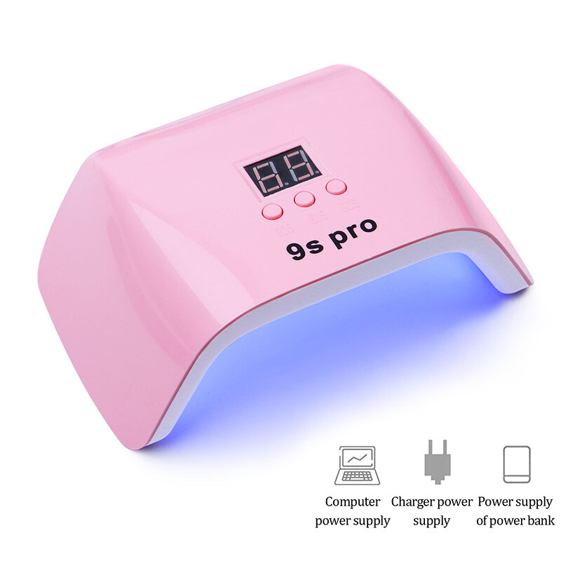 Lampada per unghie 120W Smart Sensor Nail Dryer lampada per fototerapia UV per unghie mano Non nera