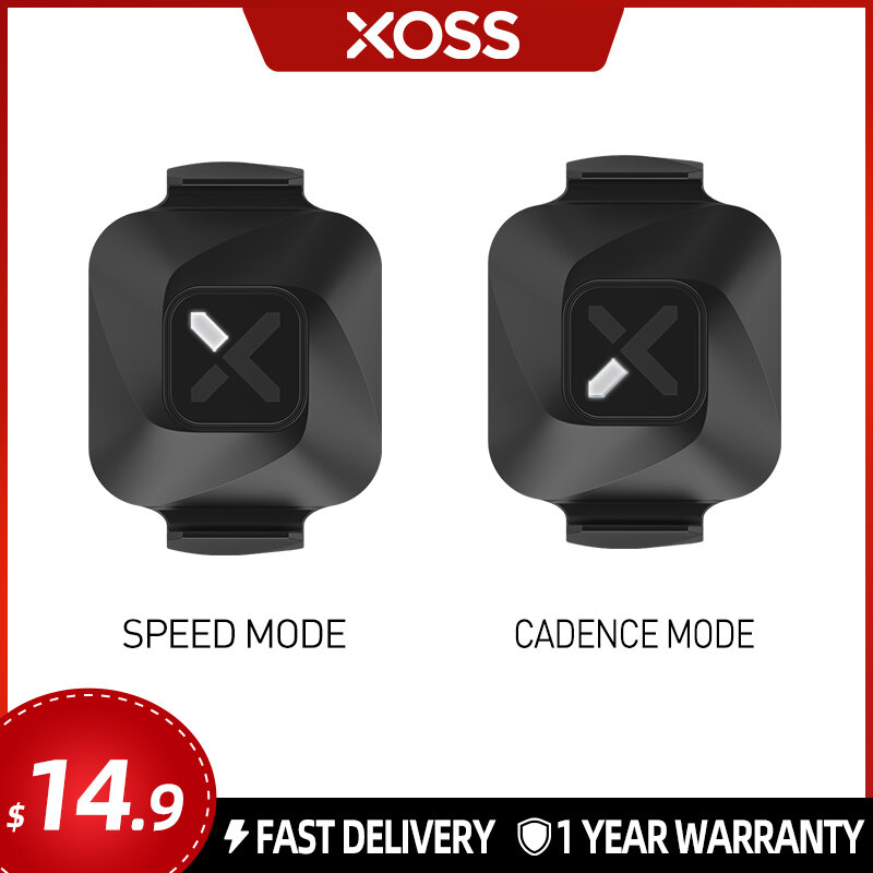 XOSS VORTEX-Velocidade Cadência Sensor, Ciclismo Velocímetro Computador, ANT Além disso, Bluetooth, Road Bike, MTB Sensor