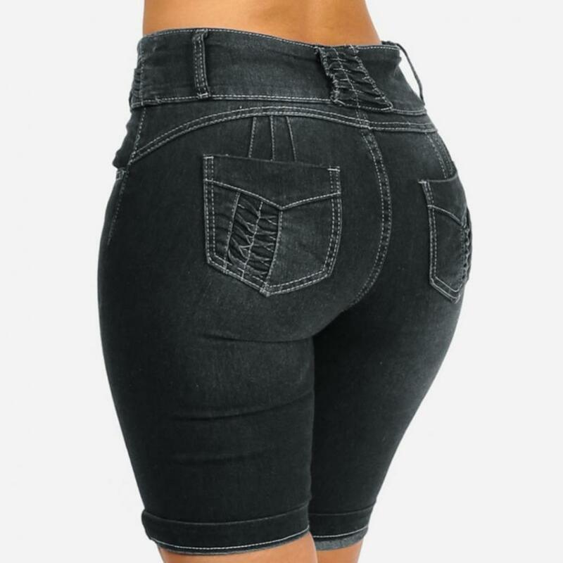 Spodnie letnie damskie Plus rozmiar Slim Fit krótkie spodenki spodnie dżinsowe obcisłe dżinsy Vintage Mini spódniczki estetyczne koreańskie Vestidos