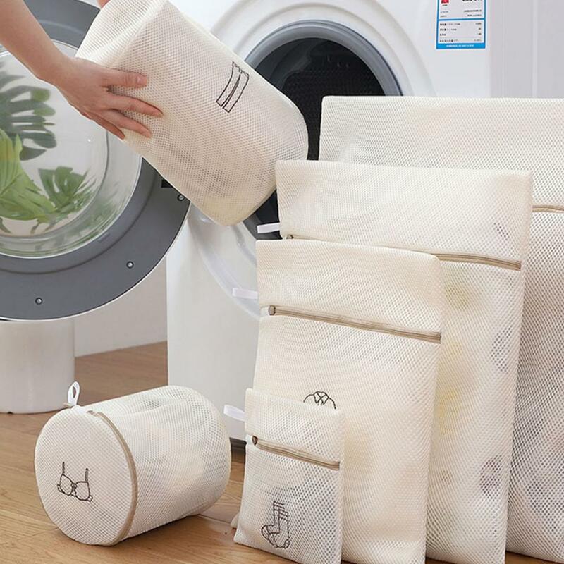 Roupa de lavagem saco de dupla camada engrossado proteger roupas de malha fina lingeries cuidados sutiã roupa interior lavanderia saco de rede