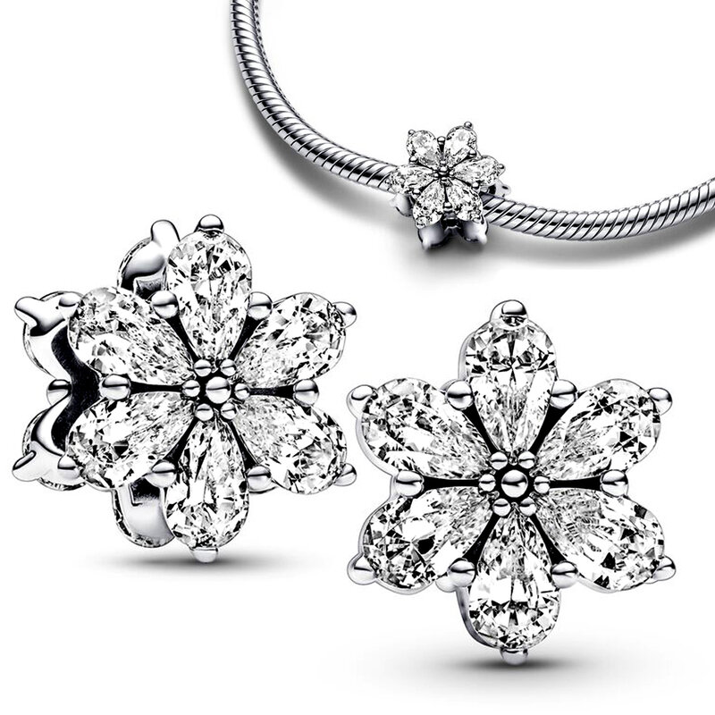 Original Splittable Mother & Daughter Dangle Charm Fit Pandora Bracelet Women Special Surprise 925 Sterling Silver Jewelry Gift