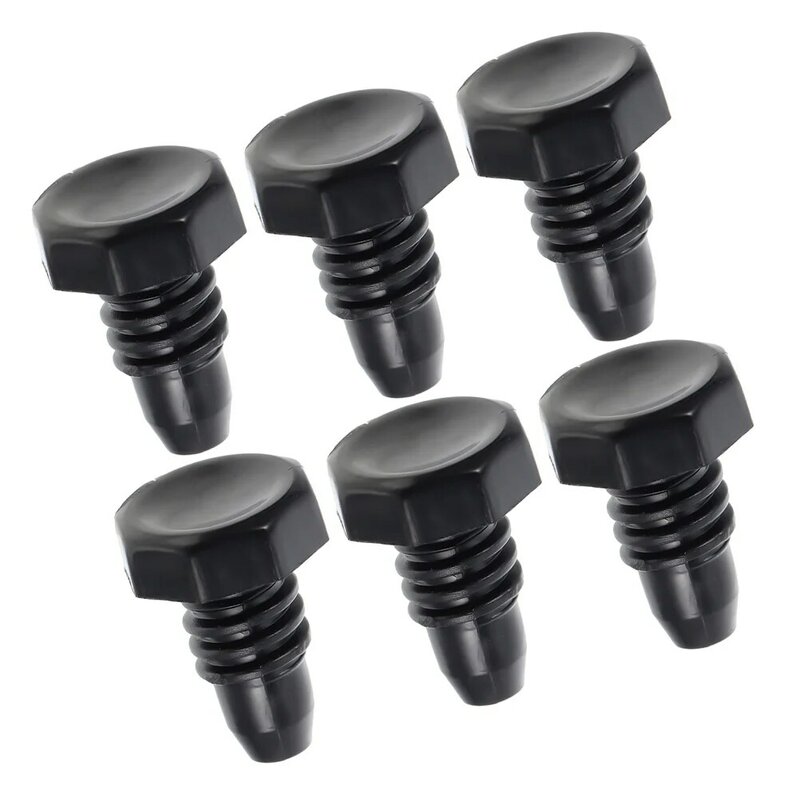 6 Pcs Pool Cue Wear-resistant Bottom Snooker Parts Pool Cues Protector Plastic Pp Supplies Supply
