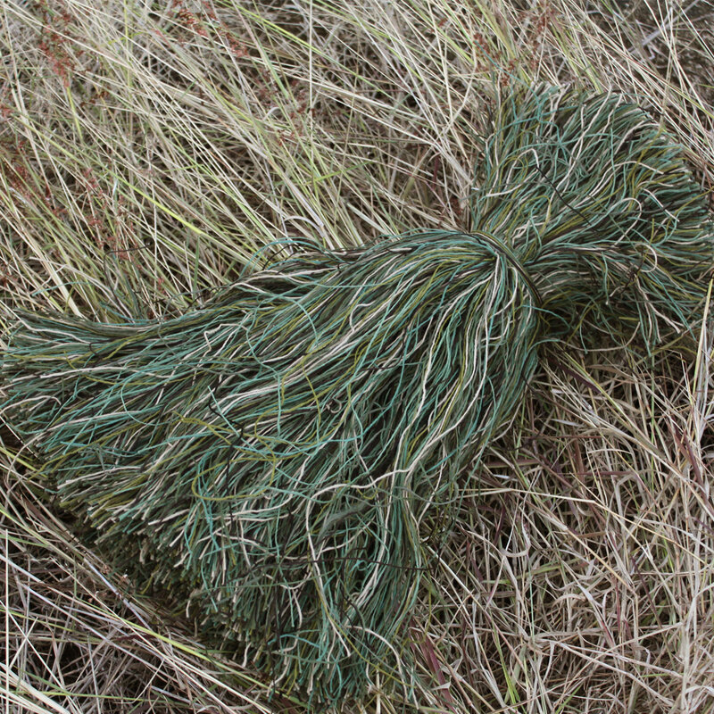 VULPO Camouflage Burlap เส้นด้าย DIY Camouflage ชุด Ghillie ชุดซ่อมพิเศษเส้นด้าย Desert Woodland สังเคราะห์ด้าย
