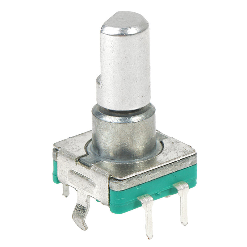 1PC EC11 Thin Rotary Encoder with Switch 30 Positioning 15 Pulse 15mm Half-axis