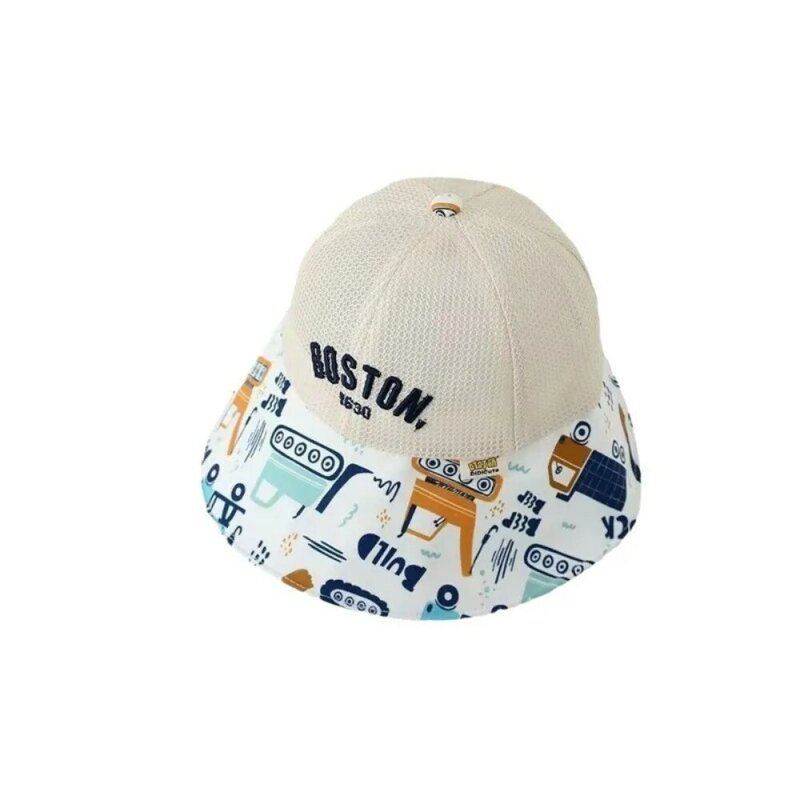 Breathable Baby Bucket Caps for Boys Girls Kids Bucket Hat Infant Fisherman Hat Summer Toddler Panama Hat Sun Cap