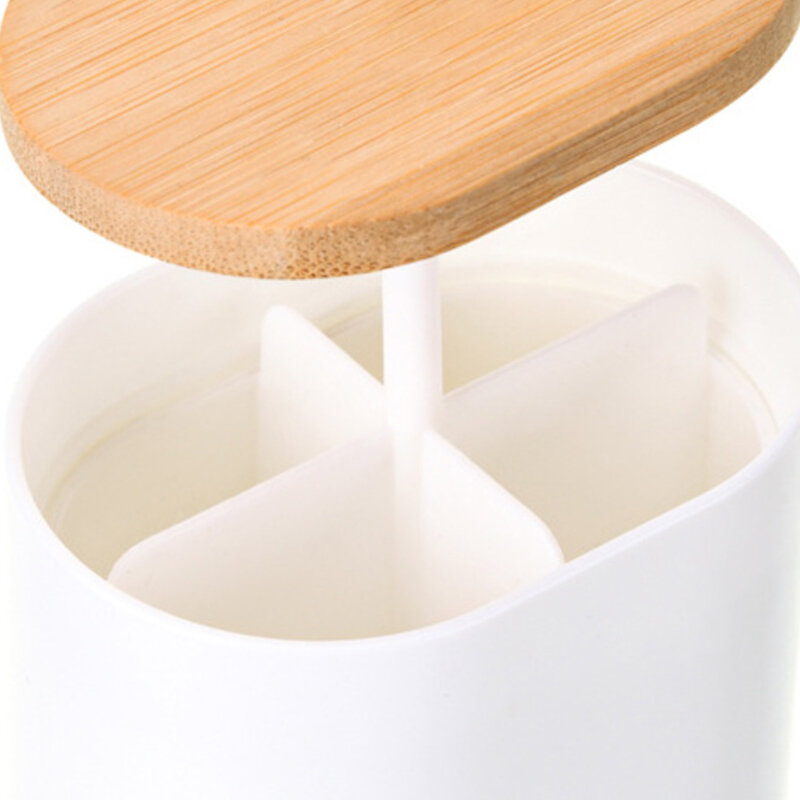 Toothpick caixa de algodão cotonetes titular dente picareta automática imprensa dispensador pode sala estar acessórios mesa algodão bud recipiente