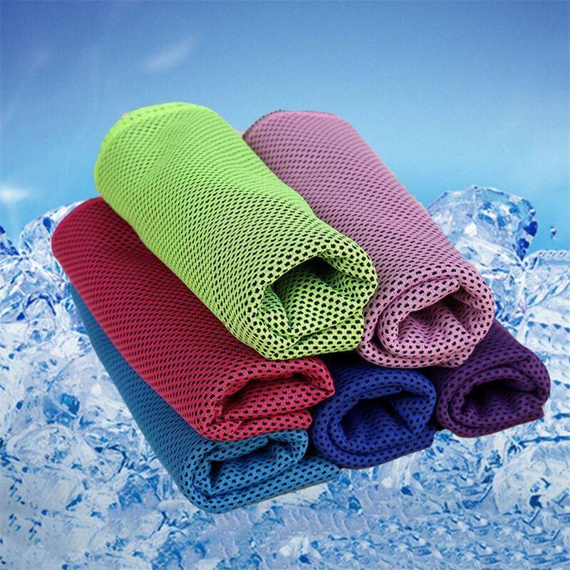 Szybkoschnące ręcznik sportowy podróżują pływanie Fitness ręcznik do jogi Ultra miękkie lekkie Super chłonny szybkie chłodzenie lodowej ręcznik na siłownię do twarzy