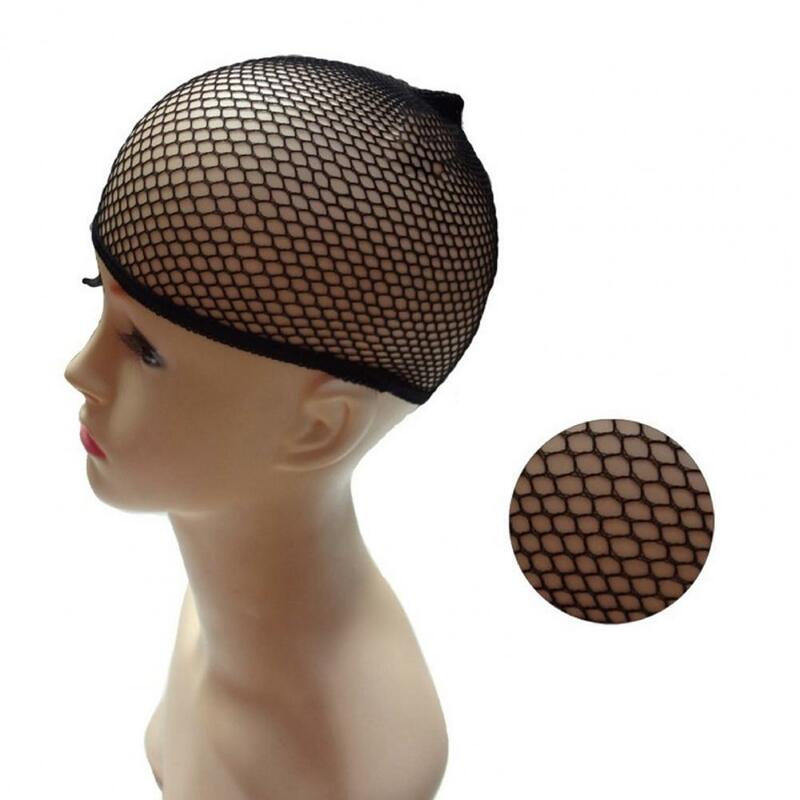 Cappuccio per parrucca HD in fibra elastica elastico antiscivolo per parrucchieri cappuccio per parrucca elastico traspirante invisibile in Nylon elastico tappi per parrucca festa di trucco