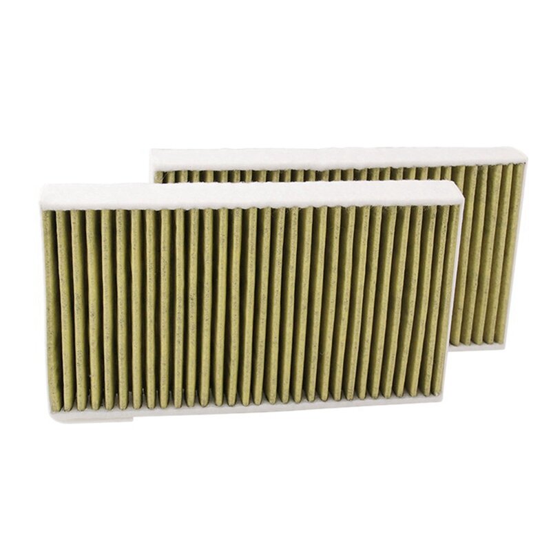 2Pcs Model 3 Air Conditioning Filter Replacement for Tesla Model 3 Y with Activated Carbon Car Air Filter