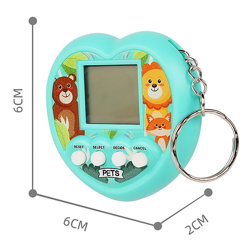 Lustige Kinder elektronische nostalgische Haustiere Spielzeug digitalen Bildschirm E-Pet Farbe HD Weihnachts geschenk in einem virtuellen Cyber-Haustier interaktives Spielzeug