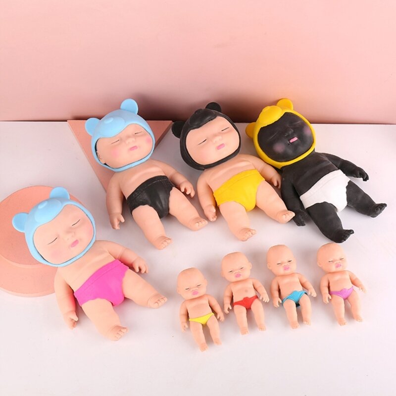 Boneka Mainan TPR Lembut Mainan Licin Naik Lambat Gadget Anti Stres Remas Gelisah