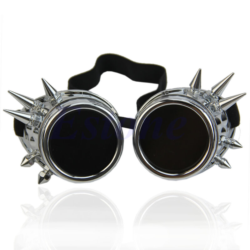 Steampunk Okulary anty-uv Outdoor Letni prezent dla męża Chłopaka Dropship
