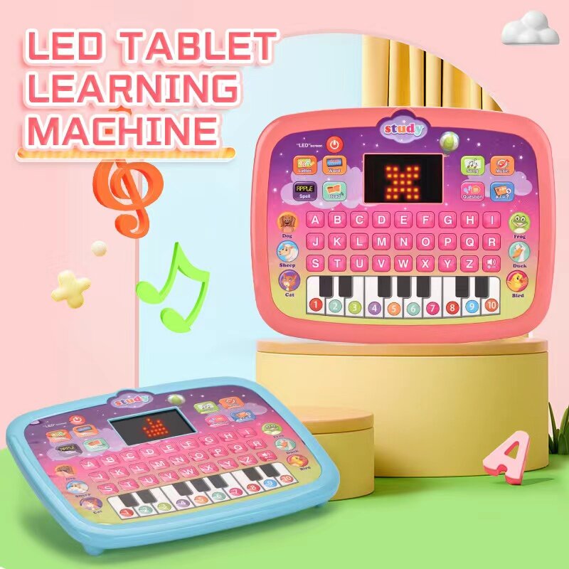 Early Education Puzzle Toys Tablet Learning Machine, Multi-Functional Early Education Story Reading Machine, Children'S Toys