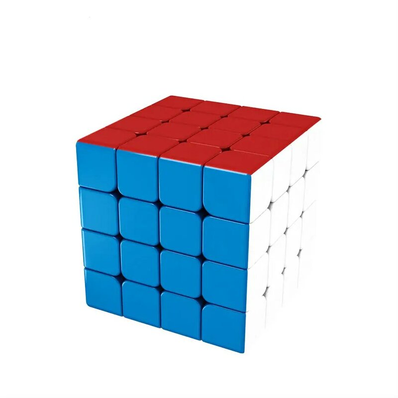 Moyu AOSU WRM-Cube Magique de Vitesse Magnétique Sans Autocollant, Jouets Professionnels, Puzzle 4x4