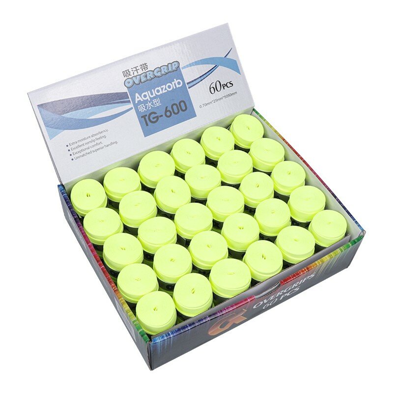 ALPHA Tennis Grip Padel Grip Tape Sweatband Anti-Slip raket tenis joran pancing Overgrip 10/30/60 buah