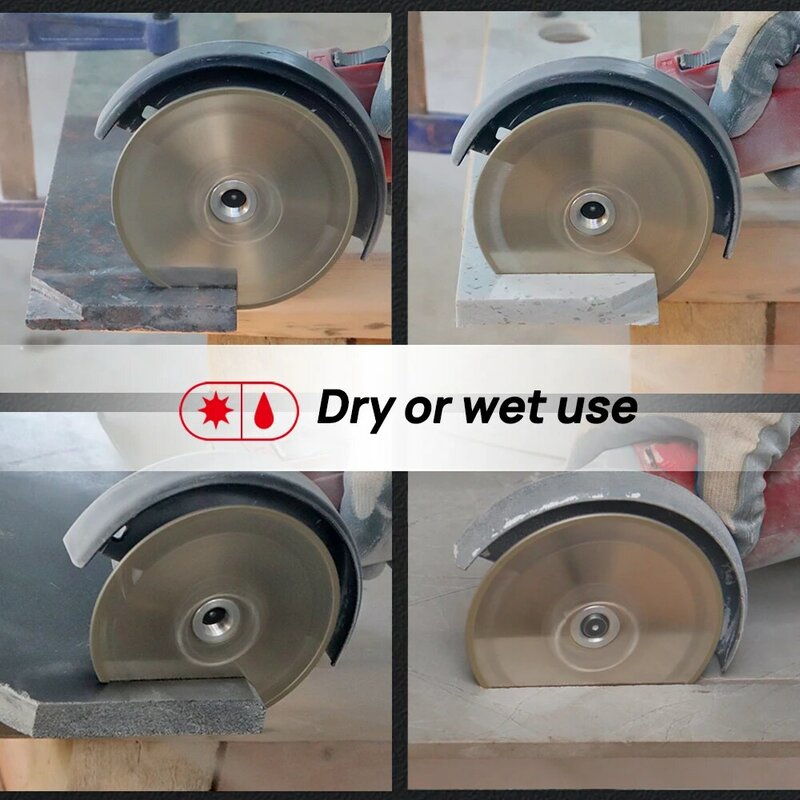 DT-DIATOOL Electroplated Diamond Grinding Wheel Cutting Disc Saw Blade for Granite Marble Tile 1pc Dia105 115 125mm Dimond Blade