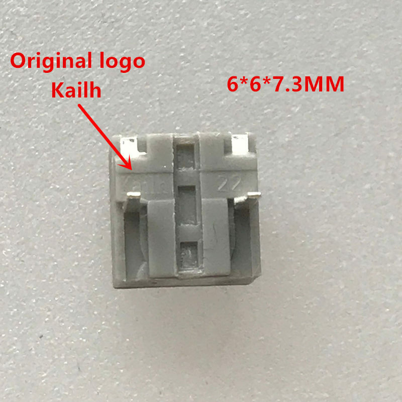 10 Chiếc Kailh Nút Tắt Mở 6*6*7.3Mm Quare Silent Chuột Micro Switch 6*6*4.3Mm Chuột Không Dây Chuột Có Dây Chuyển Đổi 6X6X9.5mm
