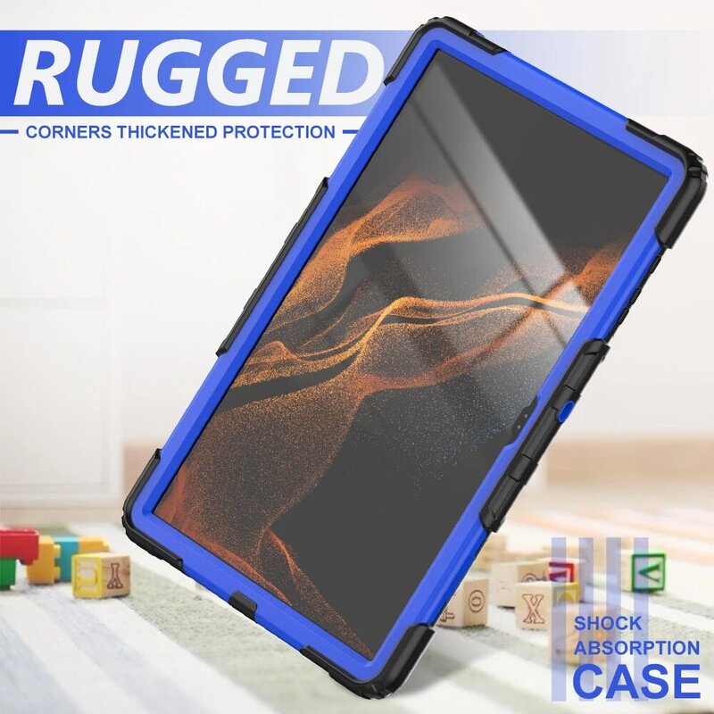 Armor Heavy Duty For Samsung Galaxy Tab S8 Ultra Smart Tablet Case For 12.4 Samsung S7 Plus A8 10.5 X200 A7 Lite 10.4 T500/T505